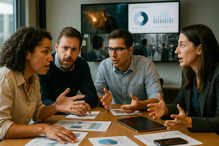 Media planner comparing streaming ad placements across screens